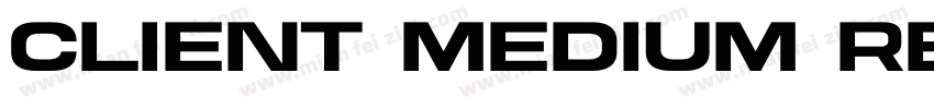 Client Medium Regular字体转换